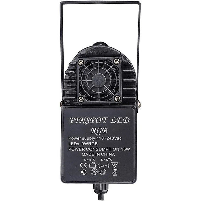 SkyDisco® RGB LED Trispot 9W Mirror Ball Lights Pinspot 