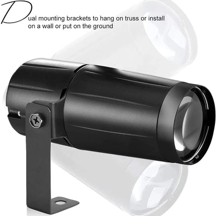 SkyDisco® White LED Pinspot 5W 6000K Stage Spotlight 