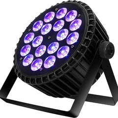 SkyDisco® LED PAR 18x15W RGBWAUV 6-in-1 Wash Light with Ultraviolet DMX 