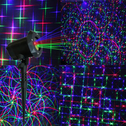 SkyDisco® Garden RGB 8 Patterns 250mW IP65 Outdoor Christmas Laser Light 