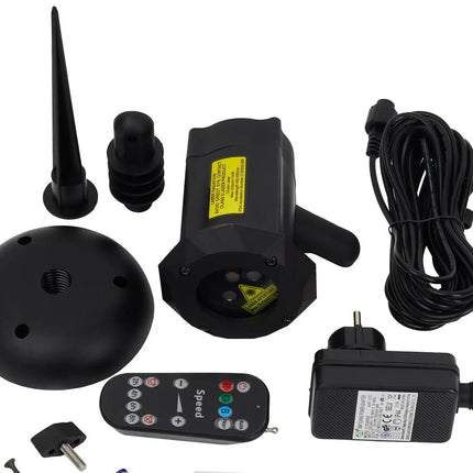 SkyDisco® Garden RGB 8 Patterns 250mW IP65 Outdoor Christmas Laser Light 