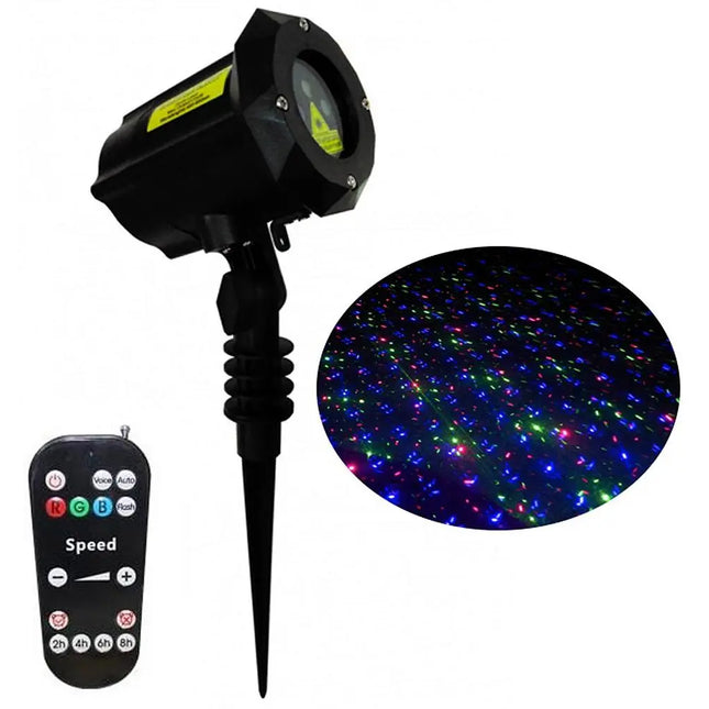 SkyDisco® Garden RGB Points 250mW IP65 Outdoor Christmas Laser Light 