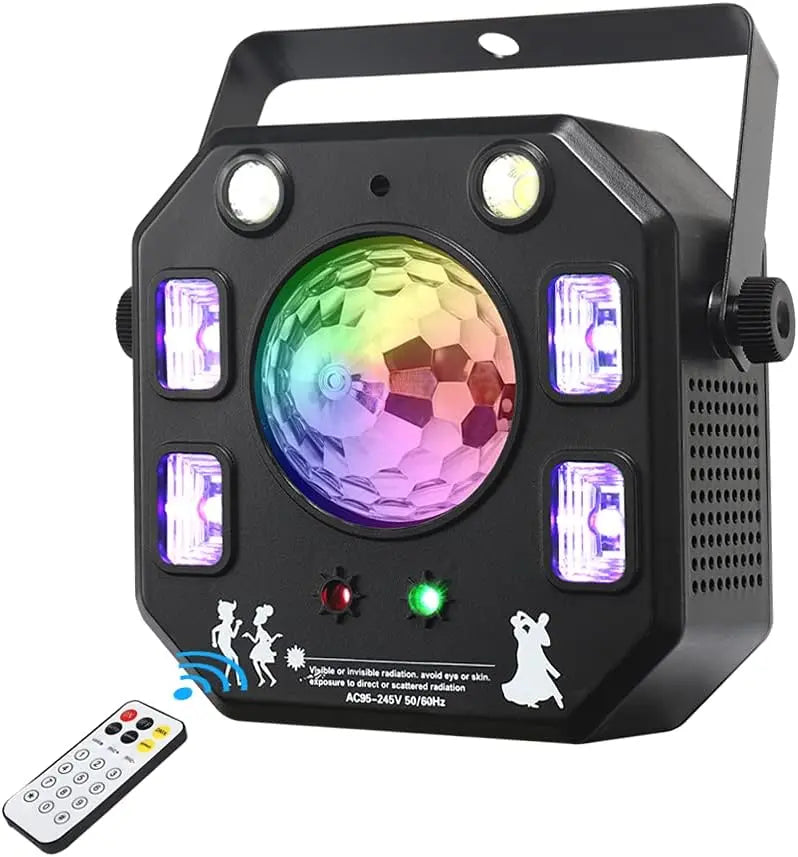 SkyDisco® Combo 460 4-in-1 Disco Lighting Effect Crystal Ball / Strobe / Laser / Ultraviolet 