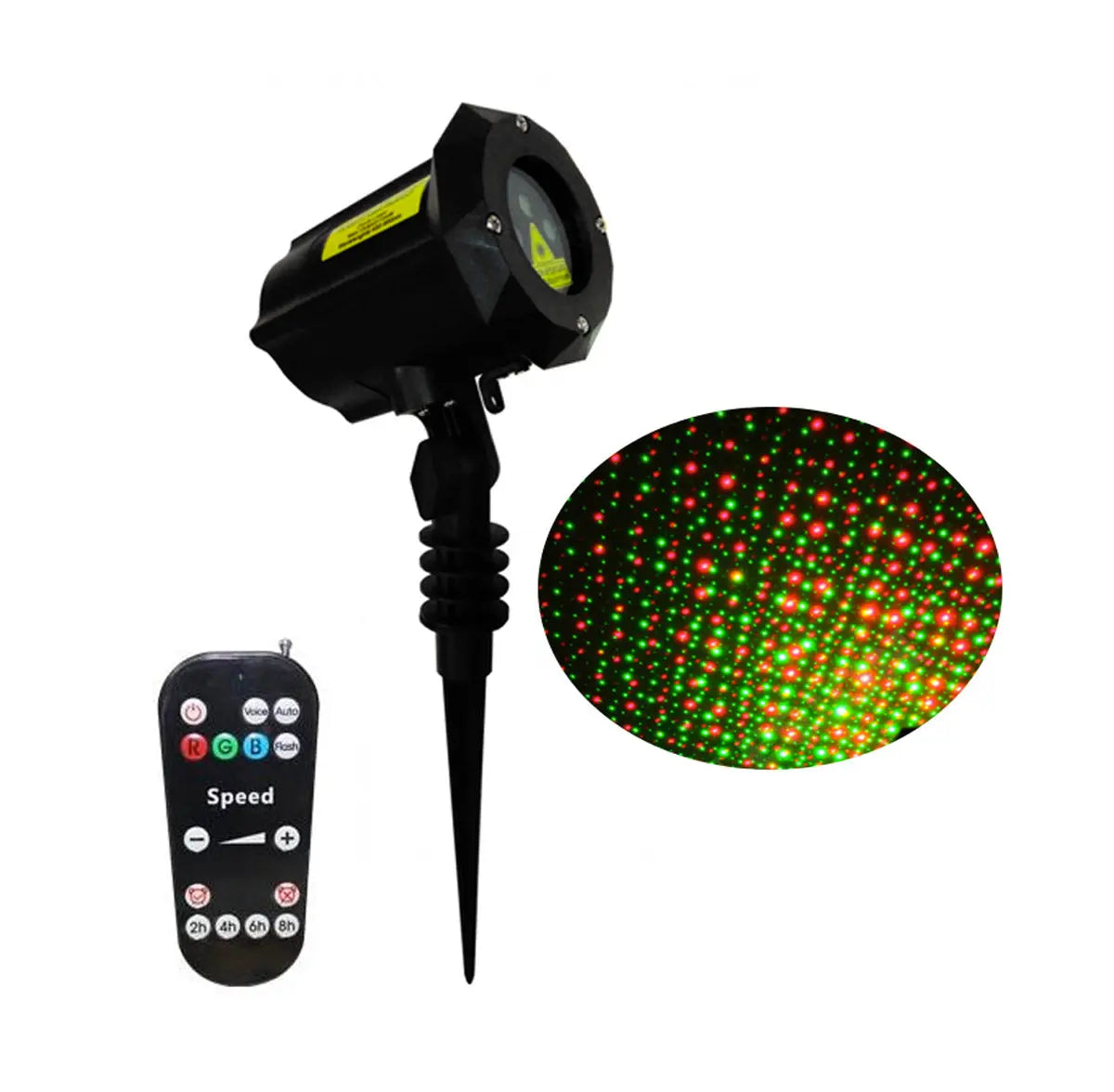 SkyDisco® Garden RG Points 150mW IP65 Outdoor Christmas Laser Light 